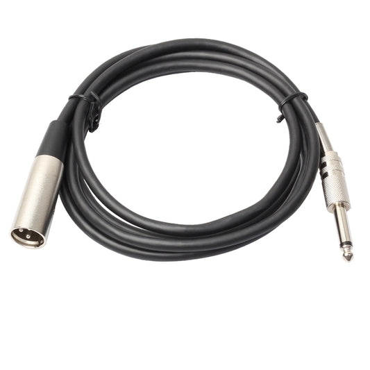 1.8m XLR 3-Pin Male to 1/4 inch (6.35mm) Mono Shielded Microphone Audio Cord Cable - Microphone Audio Cable & Connector by buy2fix | Online Shopping UK | buy2fix