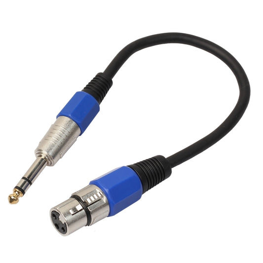 30cm XLR 3-Pin Female to 1/4 inch (6.35mm) Male Plug Stereo TRS Microphone Audio Cord Cable - Microphone Audio Cable & Connector by buy2fix | Online Shopping UK | buy2fix