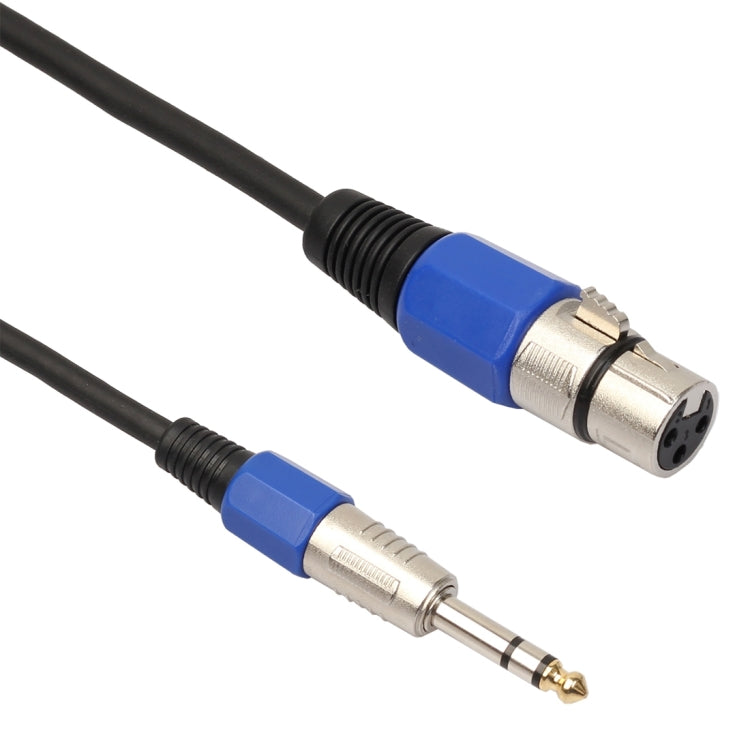 30cm XLR 3-Pin Female to 1/4 inch (6.35mm) Male Plug Stereo TRS Microphone Audio Cord Cable - Microphone Audio Cable & Connector by buy2fix | Online Shopping UK | buy2fix