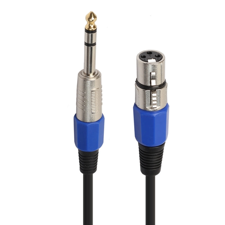 30cm XLR 3-Pin Female to 1/4 inch (6.35mm) Male Plug Stereo TRS Microphone Audio Cord Cable - Microphone Audio Cable & Connector by buy2fix | Online Shopping UK | buy2fix