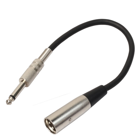 30cm XLR 3-Pin Male to 1/4 inch (6.35mm) XLR Female Plug Stereo Microphone Audio Cord Cable - Microphone Audio Cable & Connector by buy2fix | Online Shopping UK | buy2fix