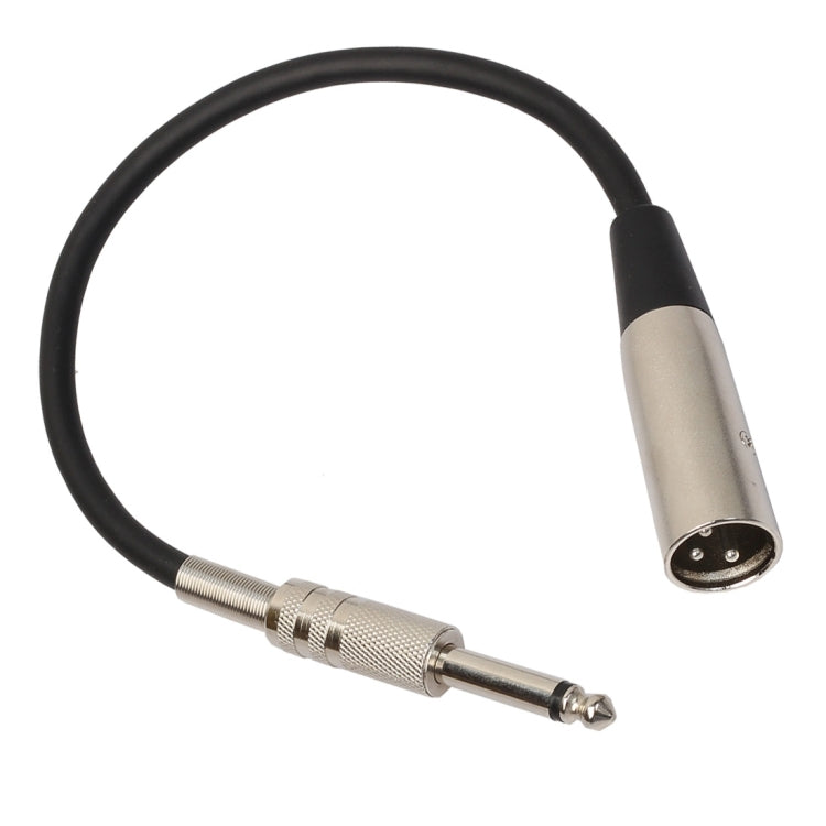 30cm XLR 3-Pin Male to 1/4 inch (6.35mm) XLR Female Plug Stereo Microphone Audio Cord Cable - Microphone Audio Cable & Connector by buy2fix | Online Shopping UK | buy2fix