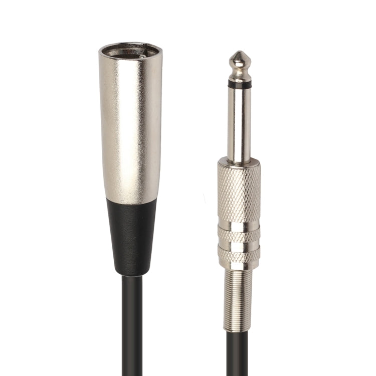30cm XLR 3-Pin Male to 1/4 inch (6.35mm) XLR Female Plug Stereo Microphone Audio Cord Cable - Microphone Audio Cable & Connector by buy2fix | Online Shopping UK | buy2fix