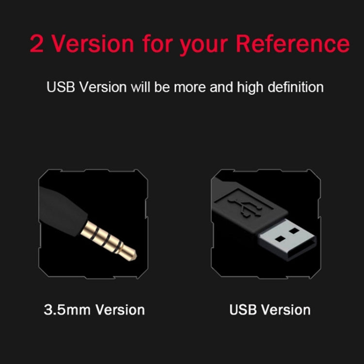 BK Desktop Gooseneck Adjustable USB Wired Audio Microphone, Built-in Sound Card, Compatible with PC / Mac for Live Broadcast, Show, KTV, etc.(Red) - Microphone by buy2fix | Online Shopping UK | buy2fix