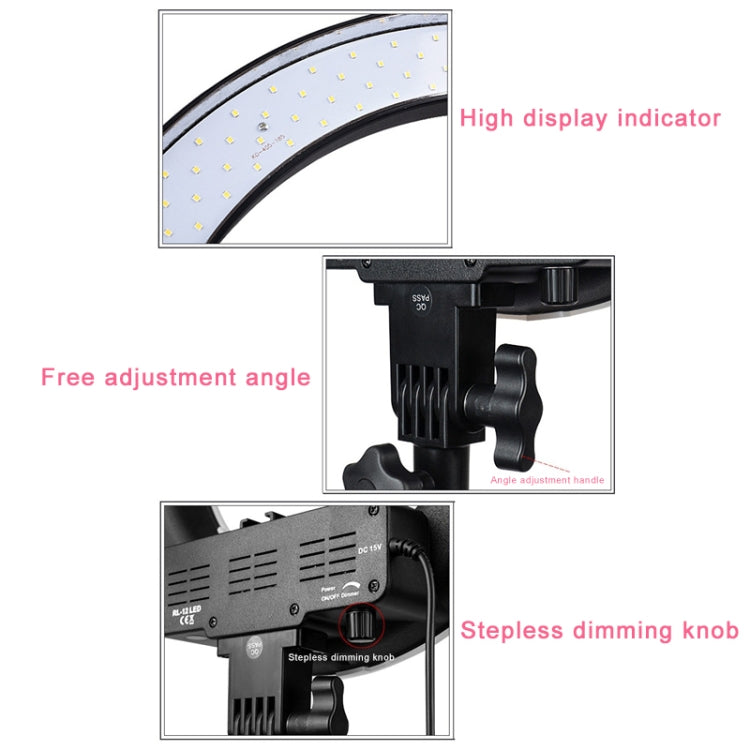 12 Inch Anchor Photography Self-timer LED Ring Fill-in Light - Ring Light by buy2fix | Online Shopping UK | buy2fix