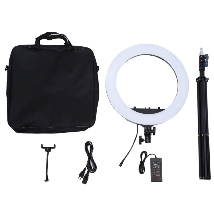 18 inch 55W Two-speed Dimmable Anchor Photography Self-timer LED Ring Fill-in Light with Tripod - Ring Light by buy2fix | Online Shopping UK | buy2fix