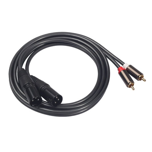 366120-15 2 RCA Male to 2 XLR 3 Pin Female Audio Cable, Length: 1.5m - Microphone Audio Cable & Connector by buy2fix | Online Shopping UK | buy2fix