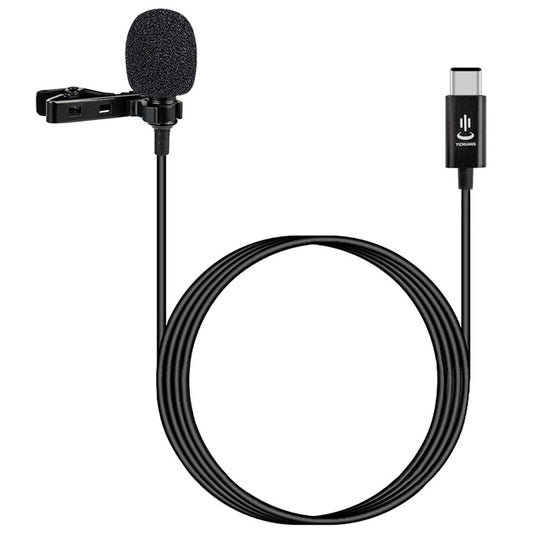YICHUANG YC-LM10 USB-C / Type-C Intelligent Noise Reduction Condenser Lavalier Microphone, Cable Length: 1.5m by YICHUANG