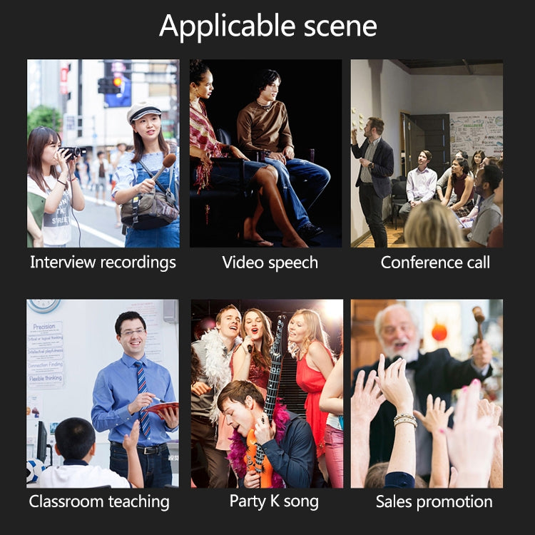 YICHUANG YC-LM10II 8 Pin Port Intelligent Noise Reduction Condenser Lavalier Microphone, Cable Length: 1.5m - Microphone by YICHUANG | Online Shopping UK | buy2fix