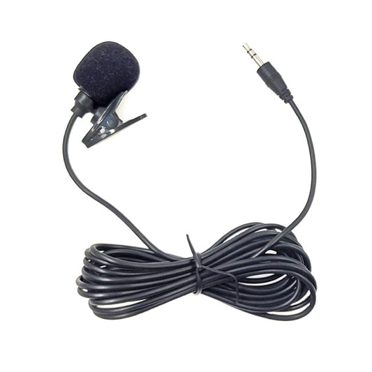 ZJ002MR Stereo 3.5mm Straight Plug Car Sun Visor Wireless Interpreter Tour Guide Megaphone Lavalier Wired Microphone, Length: 3m by buy2fix
