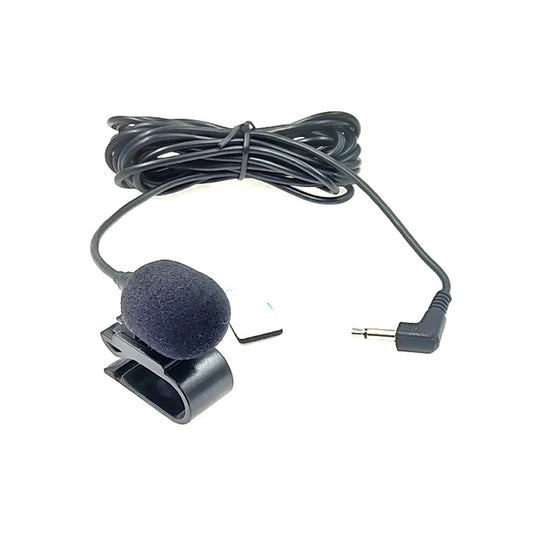 ZJ025MR Stick-on Clip-on Lavalier Mono Microphone for Car GPS / Bluetooth Enabled Audio DVD External Mic, Cable Length: 3m, 90 Degree Elbow 2.5mm Jack by buy2fix
