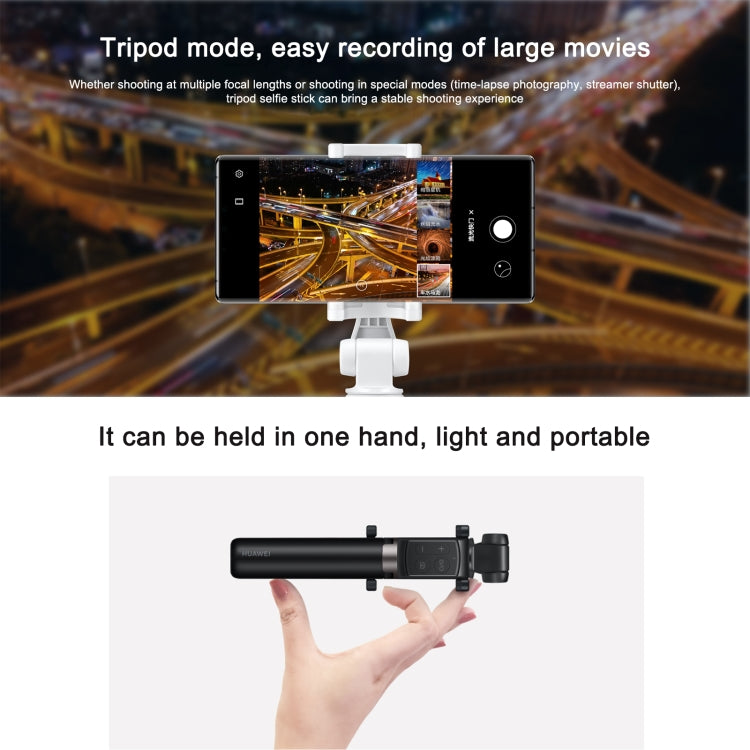 Original Huawei Wireless Bluetooth Tripod Self Timer Selfie Stick (Black) - Selfie Sticks by Huawei | Online Shopping UK | buy2fix