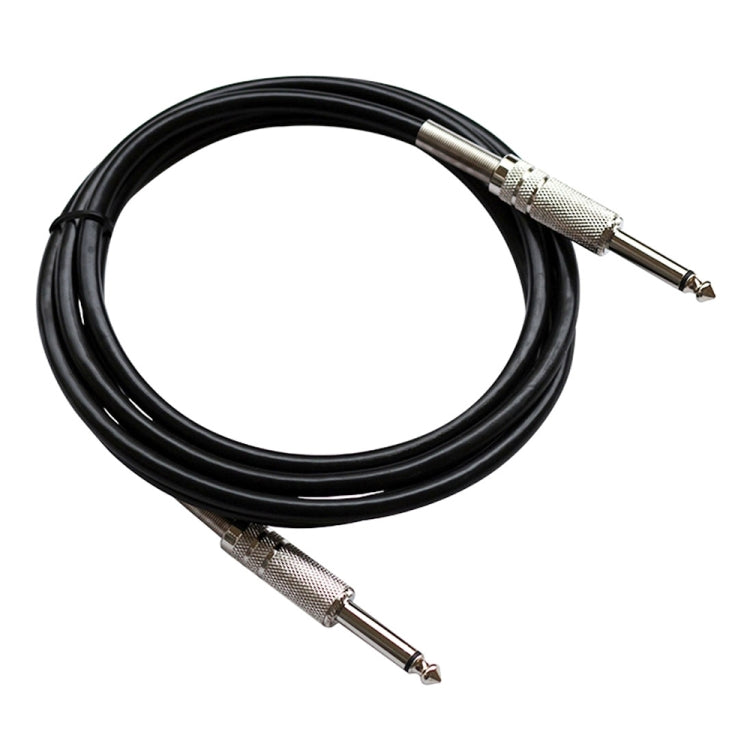 1.8m 1/4 inch (6.35mm) Male to Male Shielded Jack Mono Plugs Audio Patch Cable - Microphone Audio Cable & Connector by buy2fix | Online Shopping UK | buy2fix