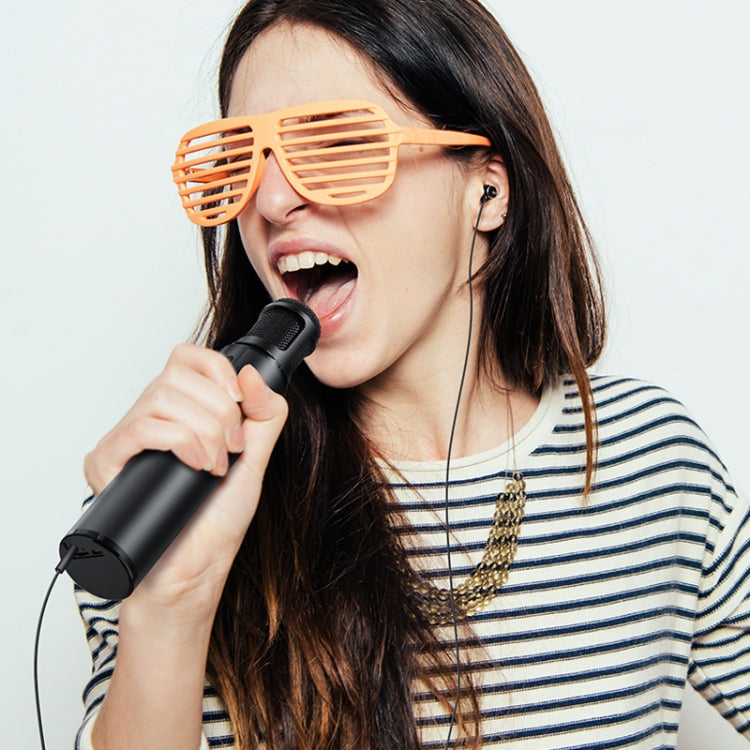 K1 Bluetooth 4.2 Karaoke Live Stereo Sound Wireless Bluetooth Microphone (Gold) - Microphone by buy2fix | Online Shopping UK | buy2fix