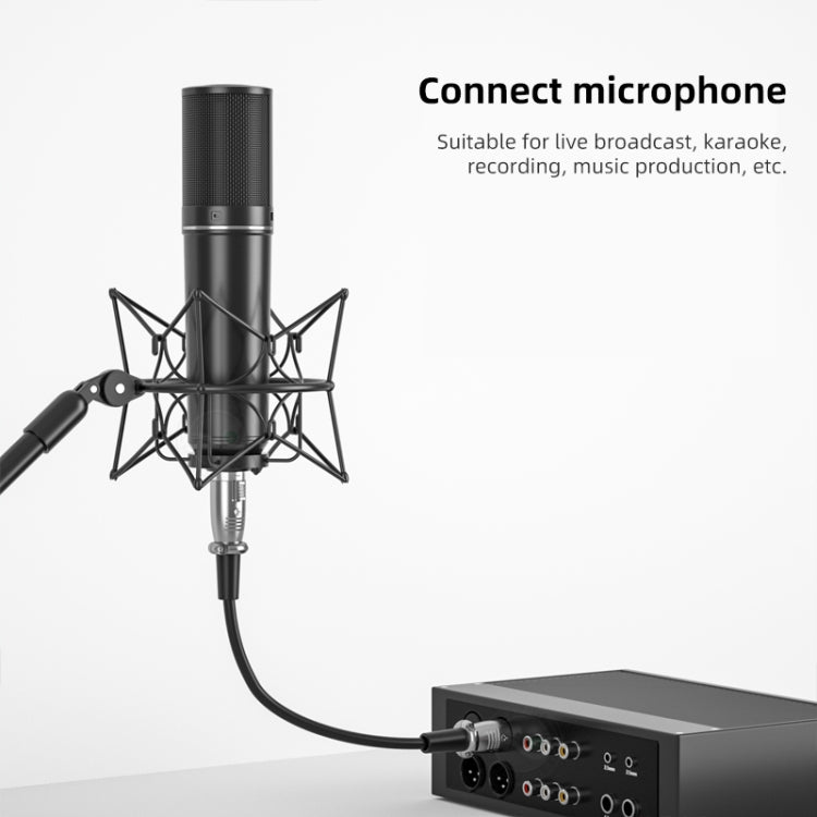 1.8m 3-Pin XLR Male to XLR Female Microphone Cable - Microphone Audio Cable & Connector by buy2fix | Online Shopping UK | buy2fix