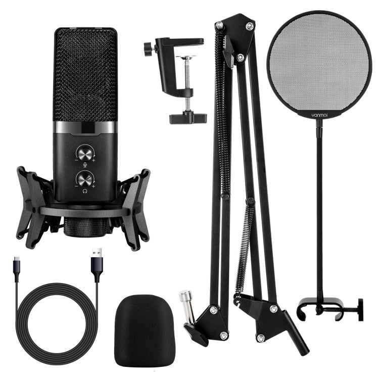 Yanmai X3 USB Recording Microphone Kit - Microphone by Yanmai | Online Shopping UK | buy2fix