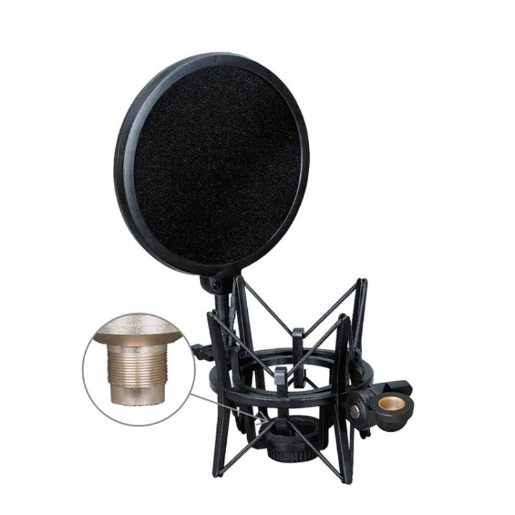 SH-100 Live Microphone ABS Shockproof Bracket (Black) - Stand by buy2fix | Online Shopping UK | buy2fix