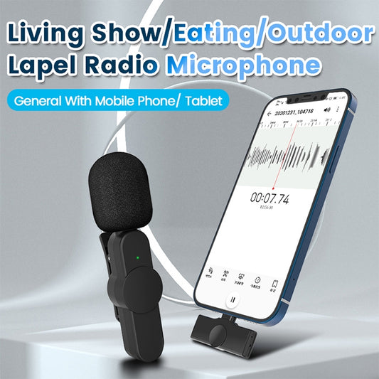 EP033T USB-C / Type-C Interface Lavalier Wireless Radio Microphone by buy2fix