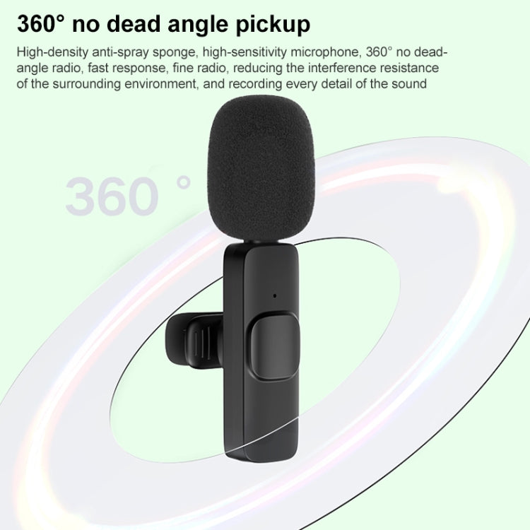 LT07 8 Pin Interface Mini Wireless Lavalier Microphone - Microphone by buy2fix | Online Shopping UK | buy2fix