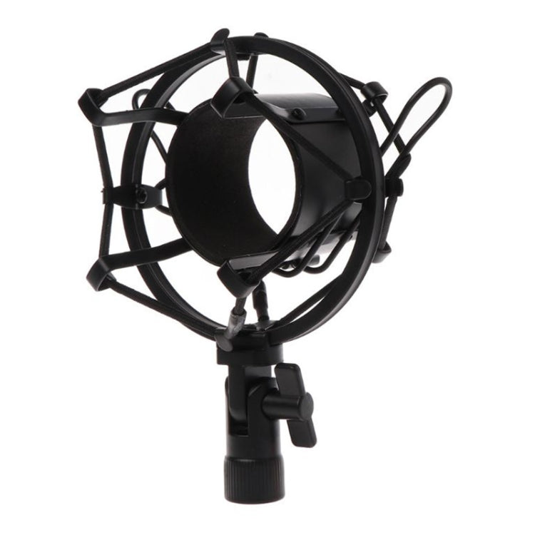 Condenser Microphone 46mm Metal Shockproof Mount Holder(Black) - Stand by buy2fix | Online Shopping UK | buy2fix