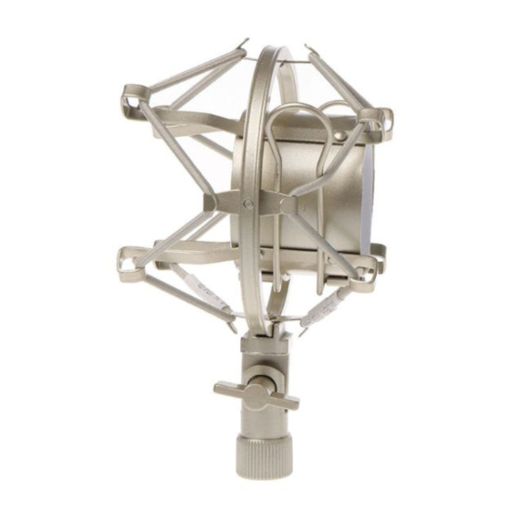 Condenser Microphone 50mm Metal Shockproof Mount Holder (Silver) - Stand by buy2fix | Online Shopping UK | buy2fix