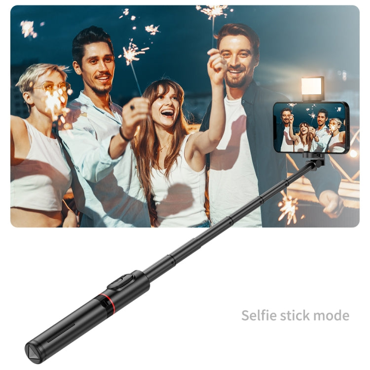Q12s Bluetooth Remote Control Rotatable Fill Light Tripod Selfie Stick - Selfie Light by buy2fix | Online Shopping UK | buy2fix