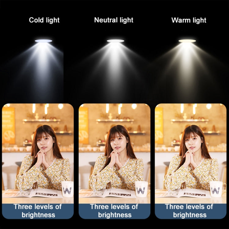M01S Bluetooth Remote Control Dual Fill Light Tripod Selfie Stick (Black) - Selfie Light by buy2fix | Online Shopping UK | buy2fix