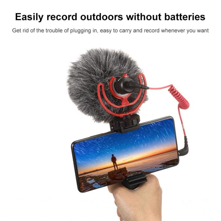 M30 Portable Wired Condenser Shotgun Microphone Trip Vlog Record Studio Video for Camera Phone - Microphone by buy2fix | Online Shopping UK | buy2fix