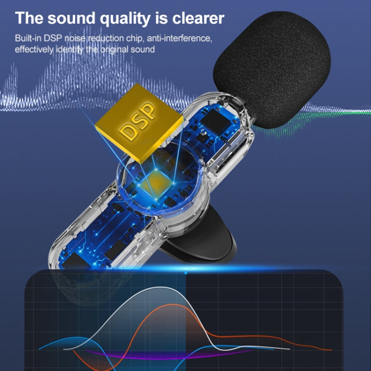 AP031-1 3 in 1 Noise Reduction Lavalier Wireless Microphone - Microphone by buy2fix | Online Shopping UK | buy2fix