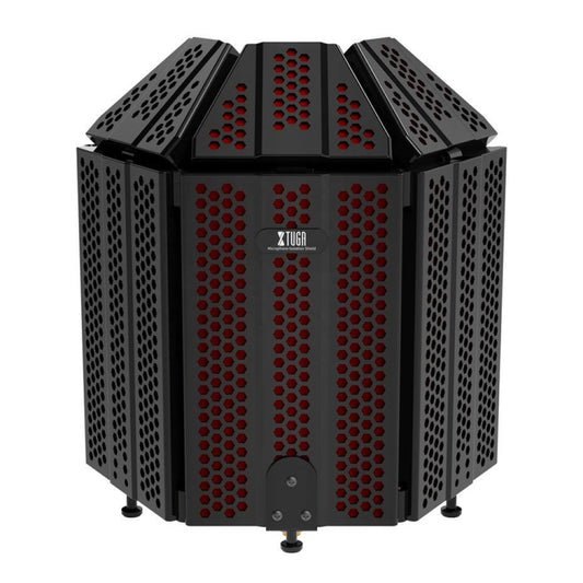 XTUGA BURNER 3 Door Recording Microphone Isolation Shield by XTUGA