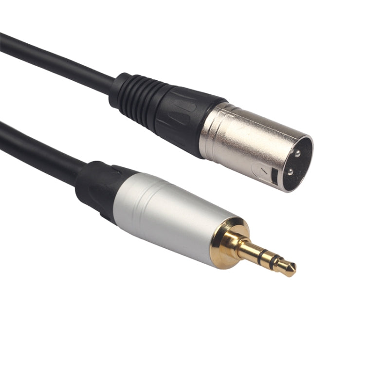 TC210KM173 3.5mm Male to XLR Male Audio Cable, Length: 0.3m - Microphone Audio Cable & Connector by buy2fix | Online Shopping UK | buy2fix