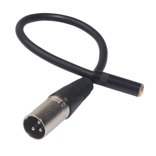 TC227K17-03 3.5mm Female to XLR Male Audio Cable, Length: 0.3m - Microphone Audio Cable & Connector by buy2fix | Online Shopping UK | buy2fix