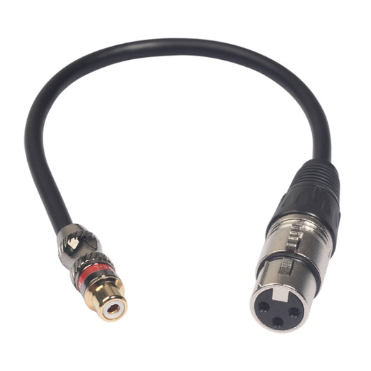 TR026K18-03 RCA Female to XLR Female Audio Cable, Length: 0.3m by buy2fix