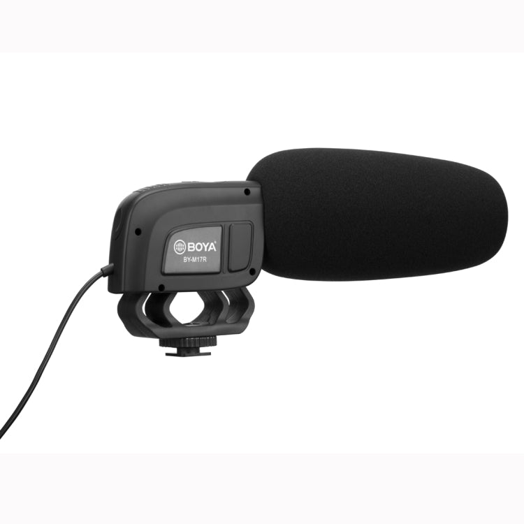 BOYA BY-M17R On-camera Condenser Digital Microphone (Black) - Microphone by BOYA | Online Shopping UK | buy2fix