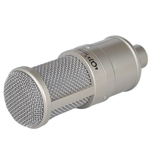 AQ-220 K Song Live Recording Noise Reduction Capacitor Microphone by buy2fix