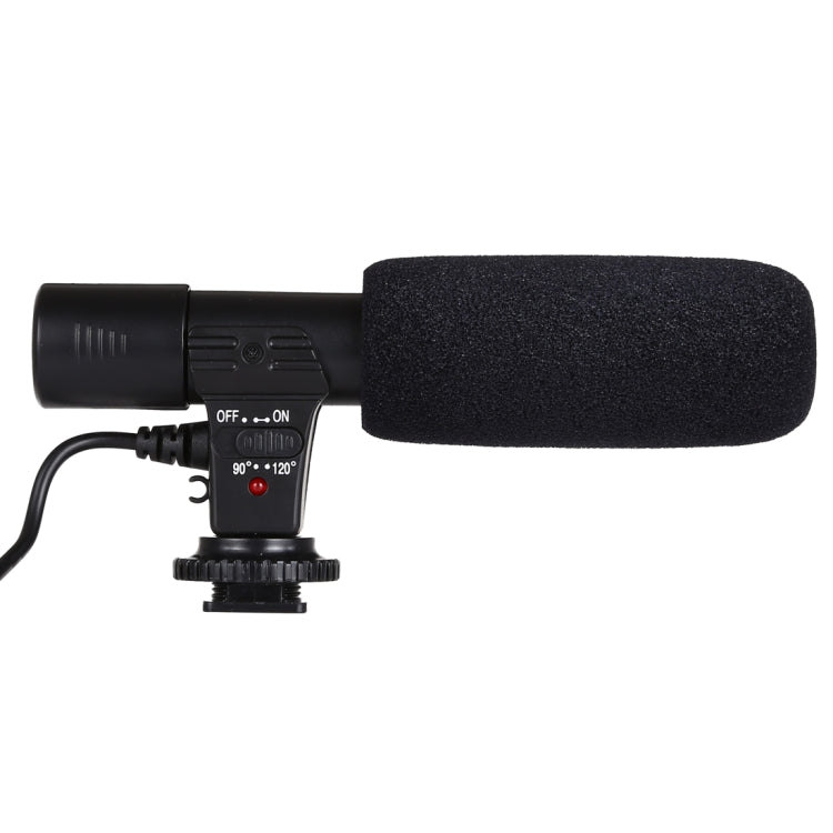 MIC-02 30-18000Hz Rate Sound Clear Stereo Microphone for Smartphone, Cable Length: 28cm - Microphone by buy2fix | Online Shopping UK | buy2fix