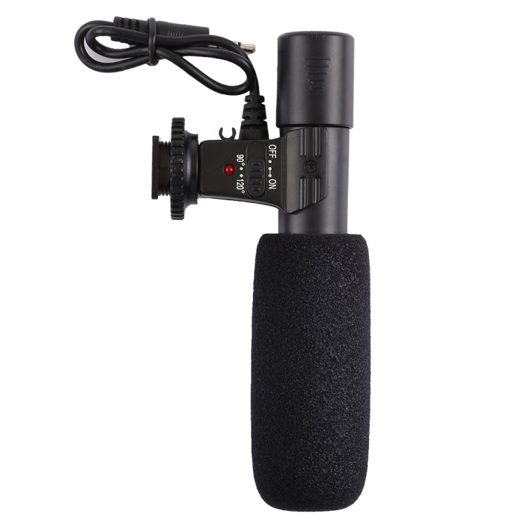 MIC-02 30-18000Hz Rate Sound Clear Stereo Microphone for Smartphone, Cable Length: 28cm - Microphone by buy2fix | Online Shopping UK | buy2fix