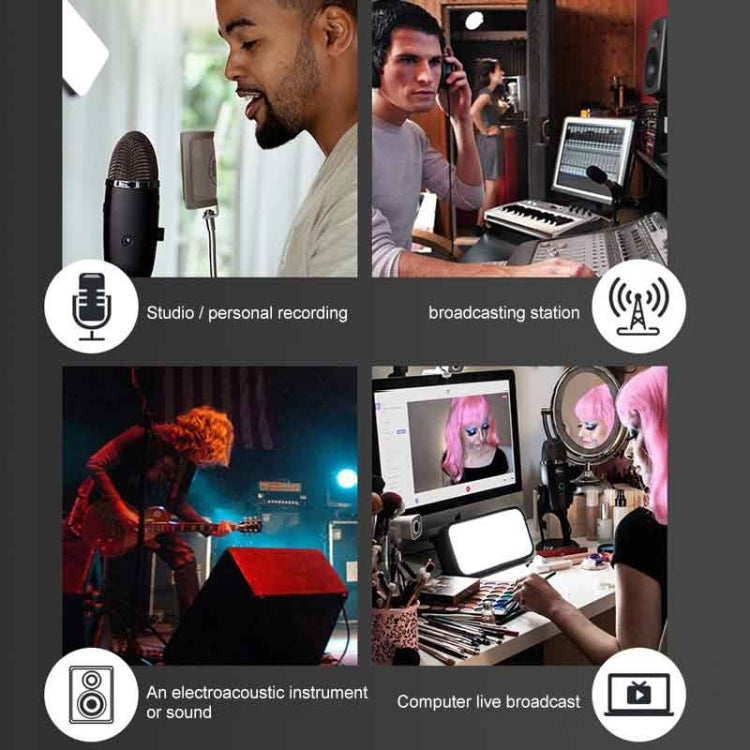 Logitech Blue Yeti X Condenser USB Recording Live Broadcast Microphone (Black) - Microphone by Logitech | Online Shopping UK | buy2fix