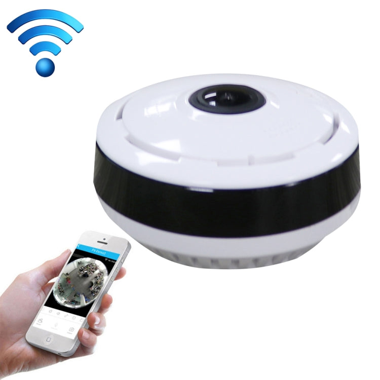 JJX-1801 Fisheye Wide Angle 1.0MP Smart Wireless Wifi IP Camera, Support TF Card (128GB Max) - 360 Degree Camera by buy2fix | Online Shopping UK | buy2fix