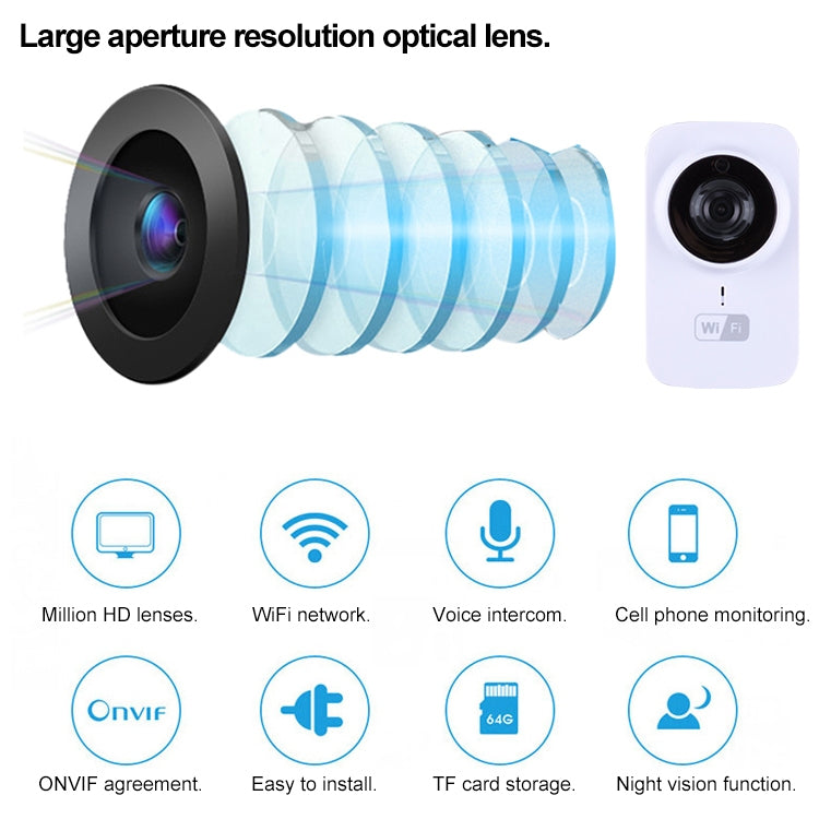JD-C8310-S1 1.0MP Two-Way Audio Smart Wireless Wifi IP Camera, Support Motion Detection & Infrared Night Vision - Mini Camera by buy2fix | Online Shopping UK | buy2fix