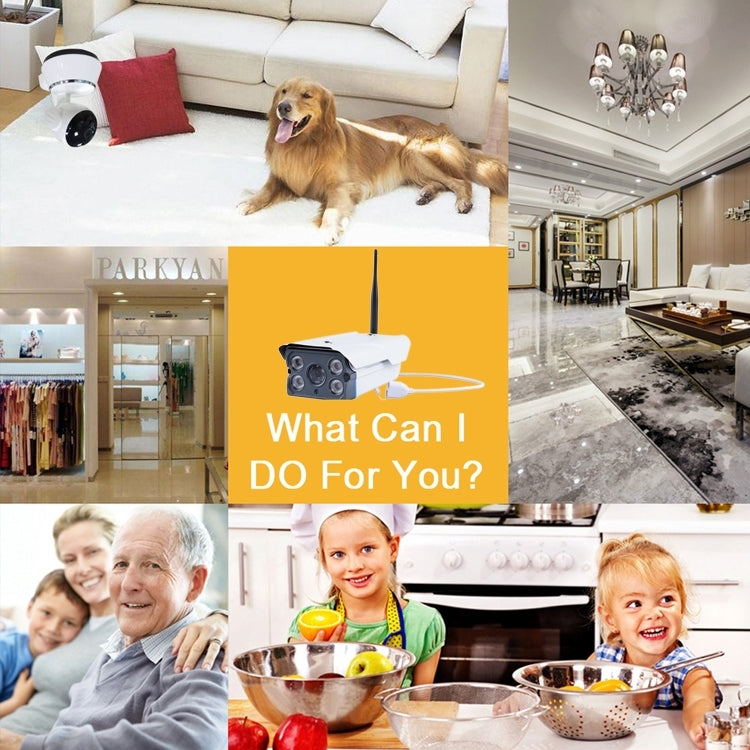 J-01130 1.3MP Smart Wireless Wifi IP Camera, Support Motion Detection & Infrared Night Vision & TF Card(64GB Max) - Bullet Camera by buy2fix | Online Shopping UK | buy2fix