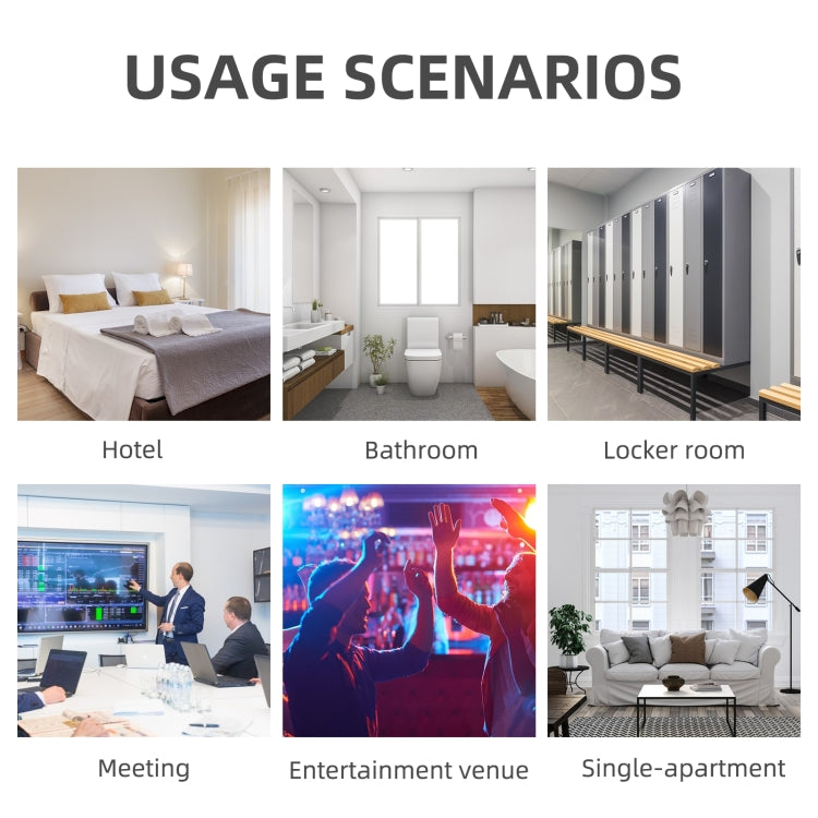 S200 Camera Detector with LED Flashlight (Black) by buy2fix