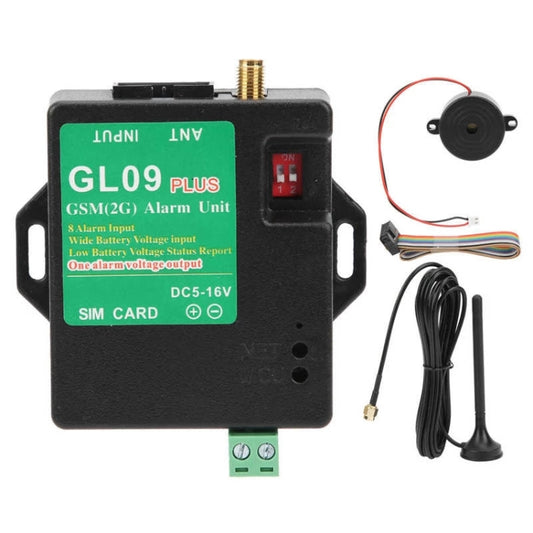 GL09 PLUS Low Standby Power Consumption 8-channel Monitoring GSM Alarm Module by buy2fix