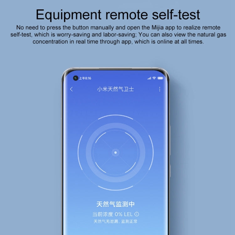 Original Xiaomi Smart Home Gas Alarm Sensor Detector, US Plug(White) - Smoke Gas Detector by Xiaomi | Online Shopping UK | buy2fix