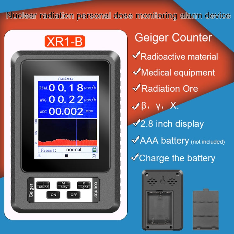 XR1-B Digital Display Nuclear Radiation Detector - Radiation Detector by buy2fix | Online Shopping UK | buy2fix