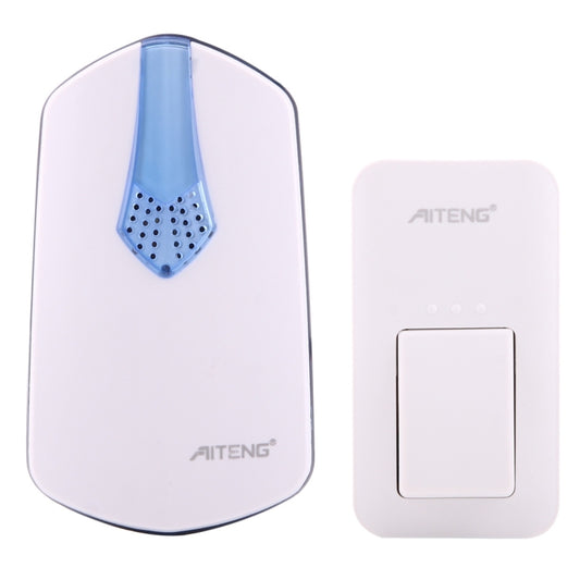 AITENG V026G Life Waterproof Battery-Free Wireless Doorbell, 1 Receiver + 1 x Transmitter, Receiver Distance: 130m, US Plug by AITENG