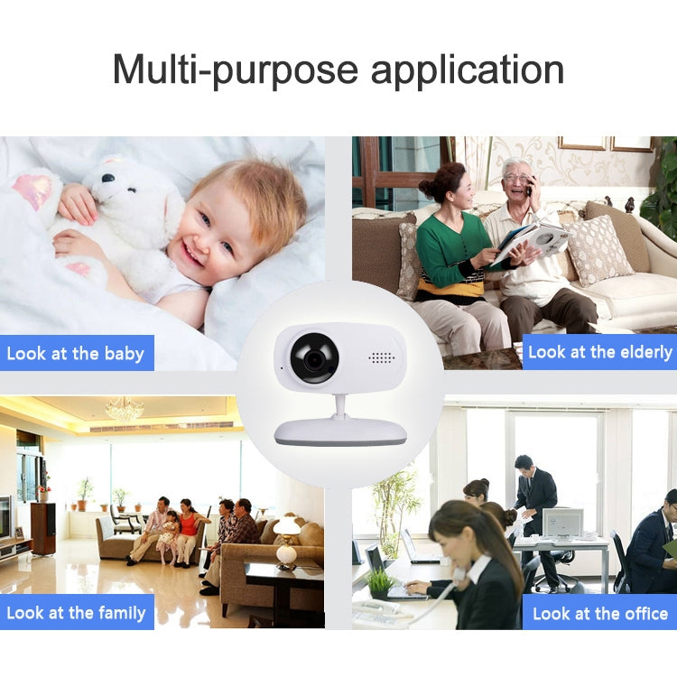 WLSES GC60 720P Wireless Surveillance Camera Baby Monitor, EU Plug - Baby Monitor by buy2fix | Online Shopping UK | buy2fix