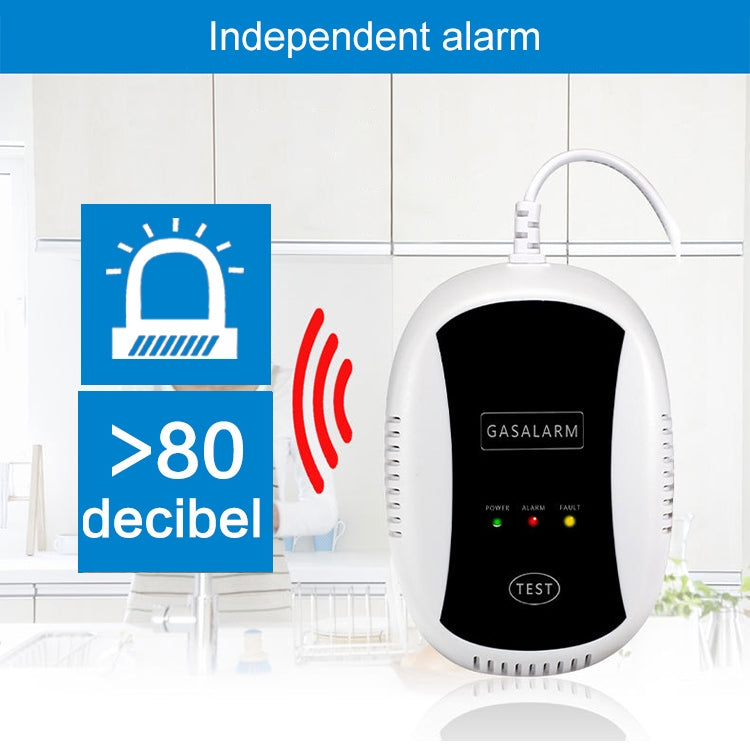 PA-209R Wireless Gas Detection Alarm, AC 100-240V - Smoke Gas Detector by buy2fix | Online Shopping UK | buy2fix