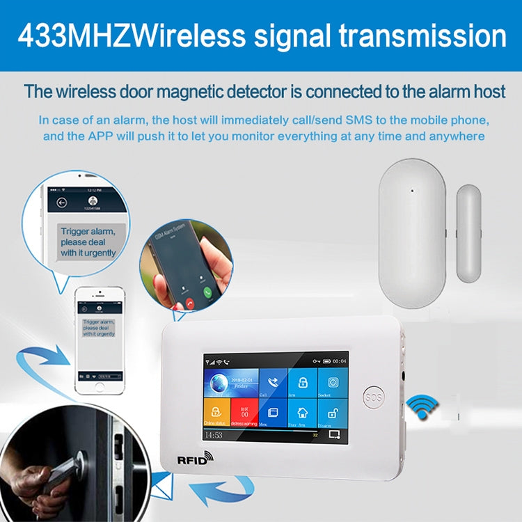 PB-68R Intelligent Wireless Door Window Sensor - Door Window Alarm by buy2fix | Online Shopping UK | buy2fix
