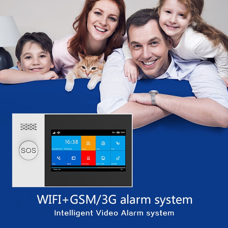 PG-107 GSM + WiFi Intelligent Alarm System with 4.3 inch TFT Display Screen by buy2fix